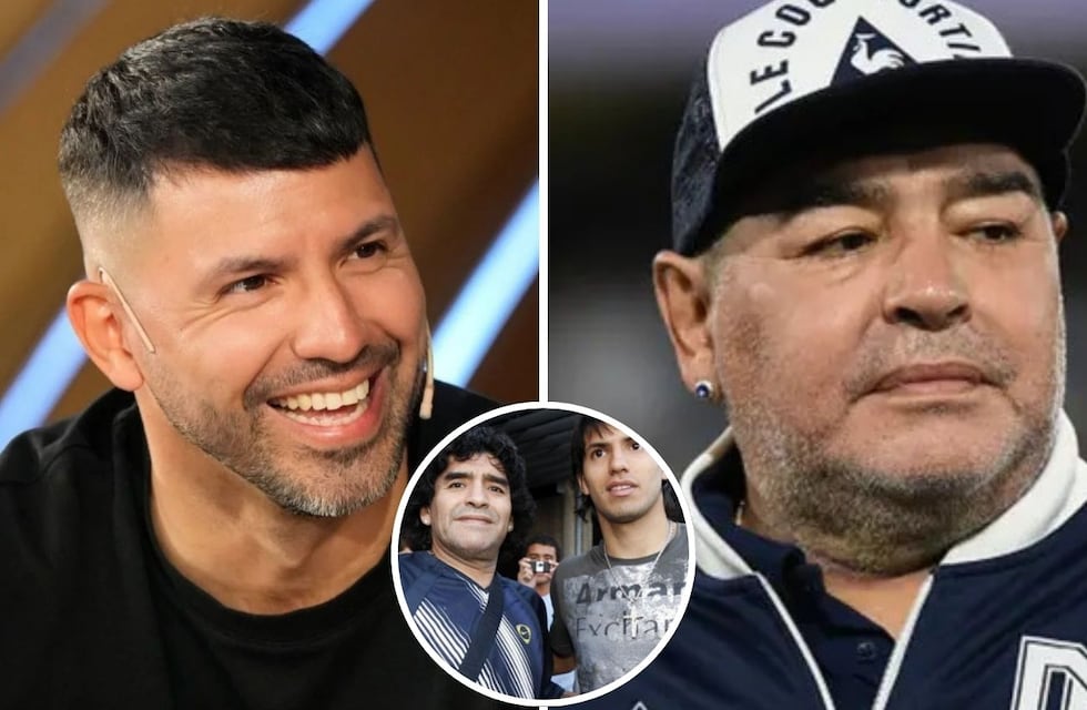 El Kun Agüero recordó la desopilante reacción de Maradona cuando se enteró que iba a ser abuelo: “Se fue”