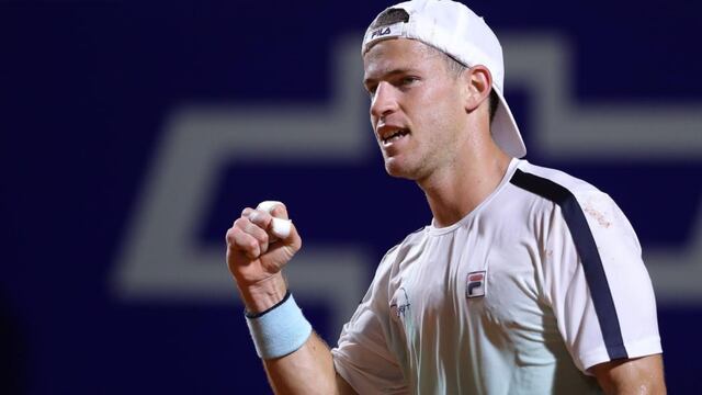 Diego Schwartzman. El "Peque" venicó 6-2, 6-2 a Cecchinato y está en los cuartos de final. (Córdoba Open)