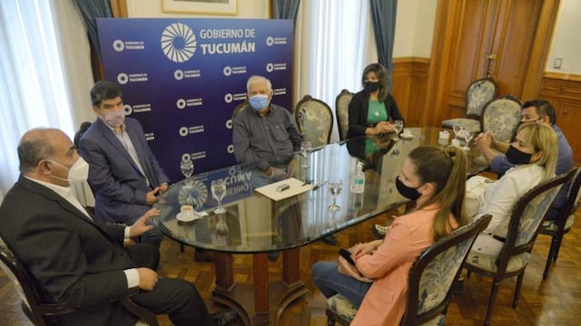 Manzur se reunió con concejales de Graneros y el referente del Movimiento de Unidad Popular