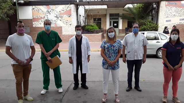 Conferencia de prensa frente al Hospital de Rafaela por mamografías gratis