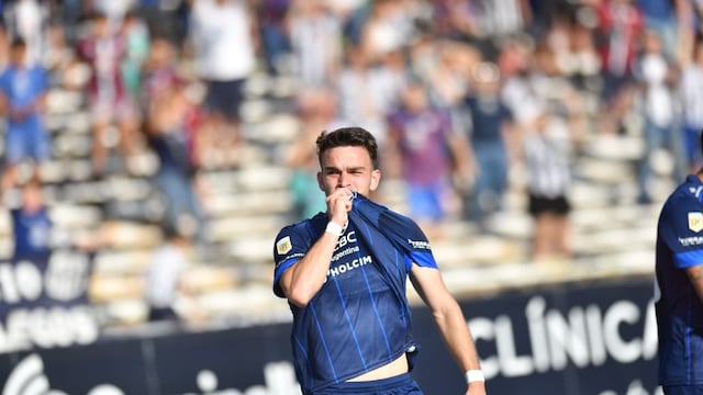 El Valentín Depietri que Talleres fue a buscar. Marcó un golazo de contragolpe para el 1 a 0 ante Racing (Javier Ferreyra / La Voz).