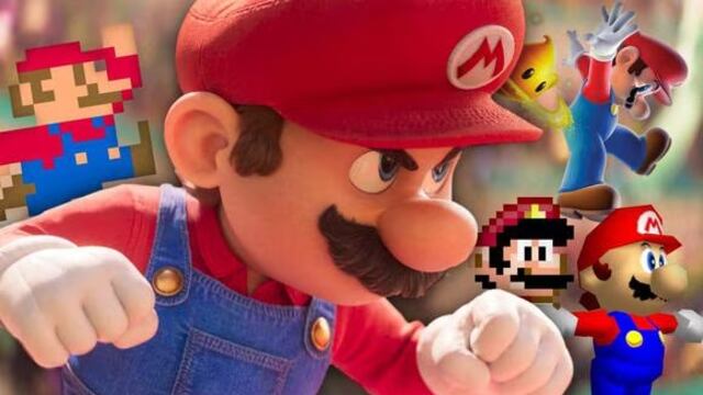 Diferentes versiones del personaje de Nintendo conocido como Mario Bros.