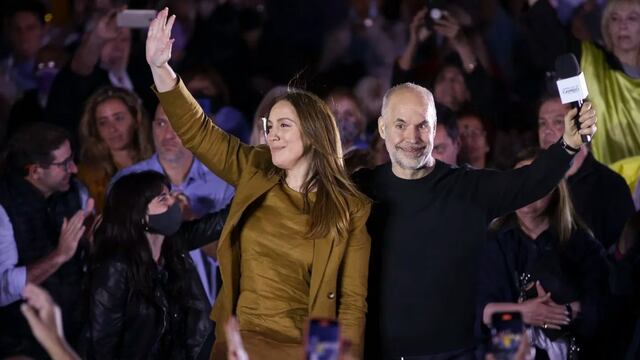 María Eugenia Vidal anunció su apoyo a Horacio Rodríguez Larreta.