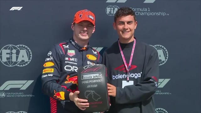 Dybala y Verstappen juntos.