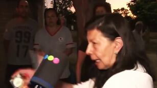 Una vecina de Córdoba contó cómo enfrentó a un delincuente. (Telefé Córdoba)