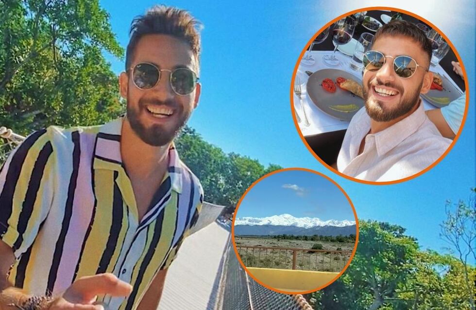Nico Occhiato está de vacaciones en Mendoza sin Flor Vigna: ¿Con quién viajó?