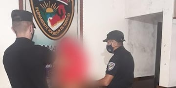 Tras agredir y amenazar de muerte a la joven embarazada, el violento se dio a la fuga.