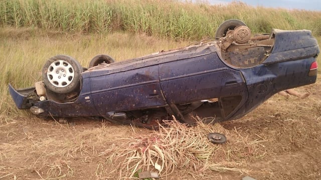 Accidente fatal en Saguier: fallecieron padre e hija, tras un vuelco
