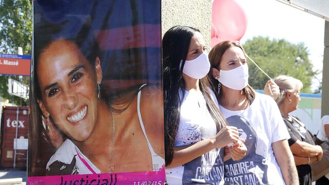 Marcha en Carlos Paz por los 7 años del asesinato de Andrea Castana. (La Voz)