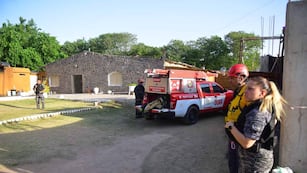 Se incendió una iglesia y murieron dos niñas (La Voz - José Gabriel Hernández).
