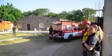 Se incendió una iglesia y murieron dos niñas (La Voz - José Gabriel Hernández).