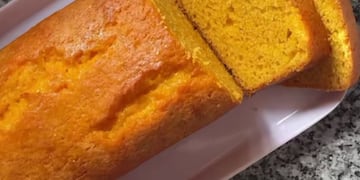La receta de budín de mandarina.