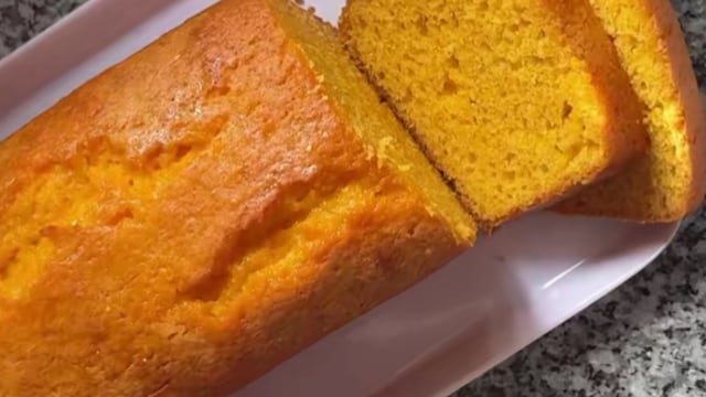 La receta de budín de mandarina.