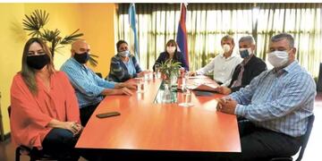 Reunión donde se había firmado el convenio para continuar con el trabajo