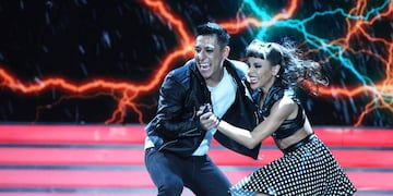 El rosarino y su pareja sumaron 20 puntos en esta ronda del concurso.