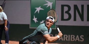 Gustavo Fernández tuvo un buen debut este miércoles en Roland Garros. (Gustavo Fernandez PAGE)