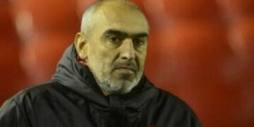 El DT Ivu00e1n Delfino.