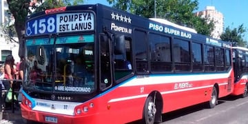 La línea 158 de colectivos para este martes por un chofer apuñalado en un intento de robo\u002E