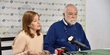 La doctora Estrella y el veterinario Rhades (Gobierno de La Pampa)