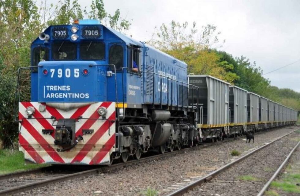 Un tren de carga chocó y arrastró a un auto