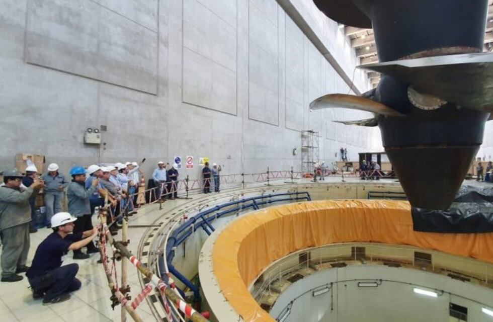 Yacyretá avanza con las etapas de rehabilitación de las turbinas