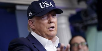 U\u002ES\u002E President Donald Trump speaks during a news conference in the briefing room of the White House in Washington, D\u002EC\u002E, U\u002ES\u002E, on Saturday, March 14, 2020\u002E Trump said he took a test to determine whether he has coronavirus, days after learning that he's come in contact with people who were infected or are concerned they've got the virus\u002E Photographer: Shawn Thew/EPA/Bloomberg