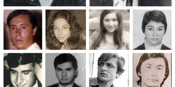Algunos de los desaparecidos que aún son buscados por la Justicia\u002E (Prensa Comisión Derechos Humanos)