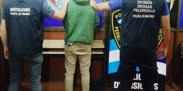 San Vicente: detuvieron a un joven que hirió a primo con un arma blanca