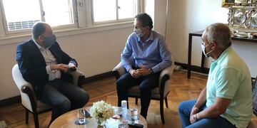 Garate, Lescano y Pescader se reunieron con  Katopodis