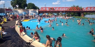 Atractivos públicos de Gualeguaychú (playas- pileta)\nCrédito: CMDT