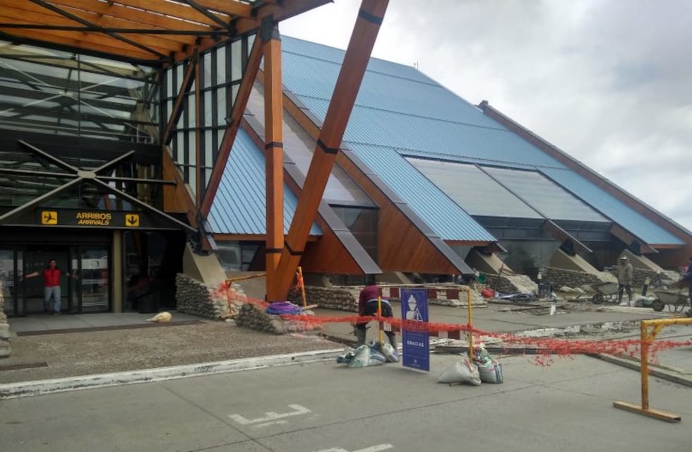Arreglos en el aeropuerto de Ushuaia