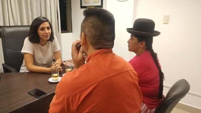 La diputada Chaher en su despacho de la Legislatura de Jujuy\u002E