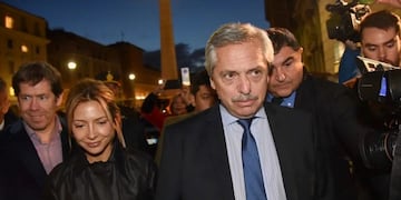 Alberto Fernández en Italia\u002E