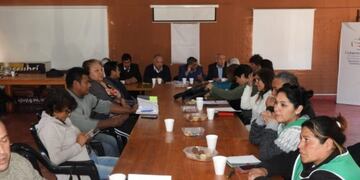 El ministro de Trabajo y Empleo, Jorge Cabana Fusz, encabezó la reunión con los dirigentes del Frente Amplio Gremial\u002E