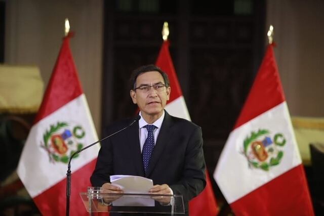 El presidente de Perú, Martín Vizcarra disolvió el Congreso\u002E