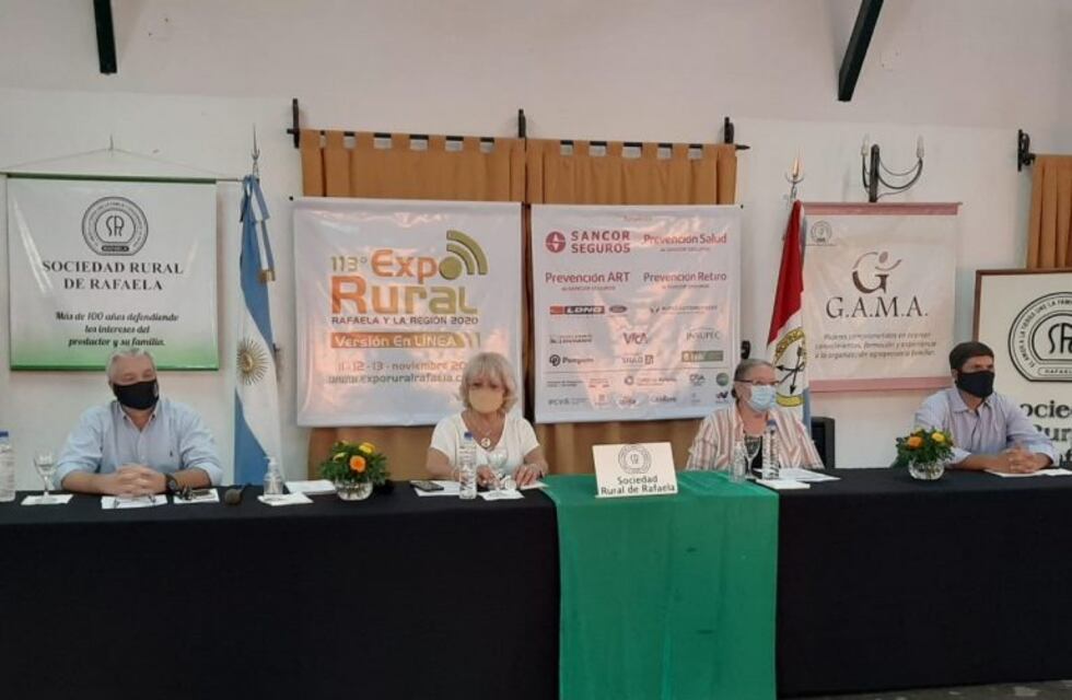La ExpoRural de Rafaela se pone en marcha en modo virtual
