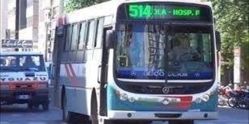 Una mujer atacó con una navaja a un chofer de la 514