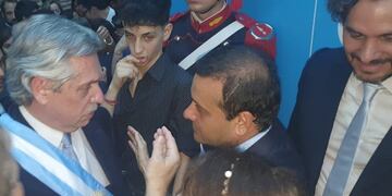 Alberto Fernández y Oscar Herrera Ahuad