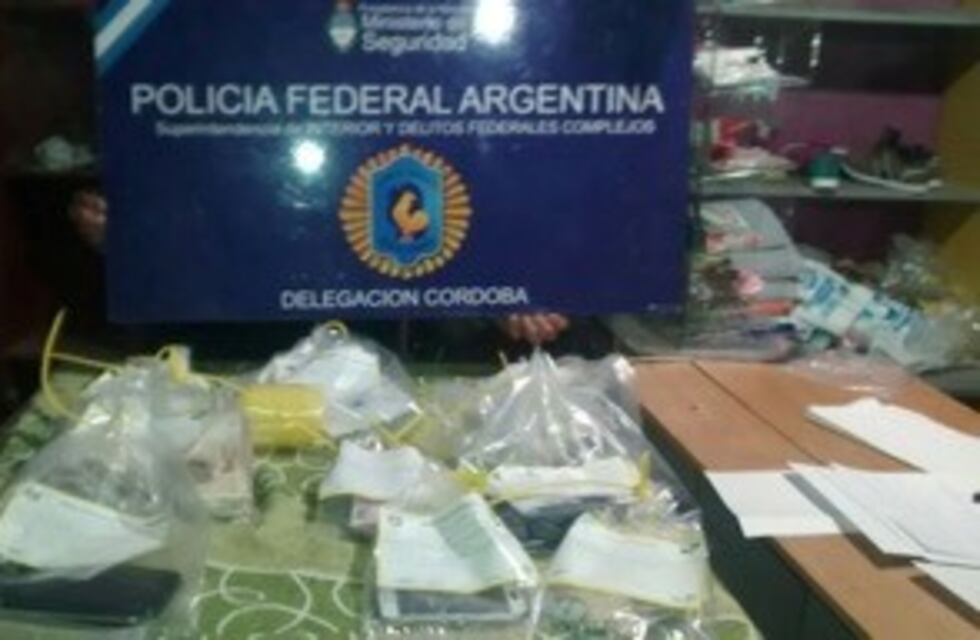 La Policía Federal Argentina detuvo a siete personas por narcotráfico en la ciudad de Córdoba