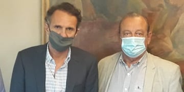 Sánchez con Gabriel Katopodis