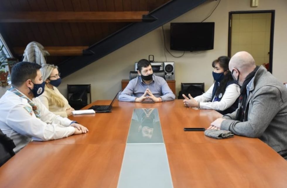 David Ferreyra se reunió con los Scouts Navales