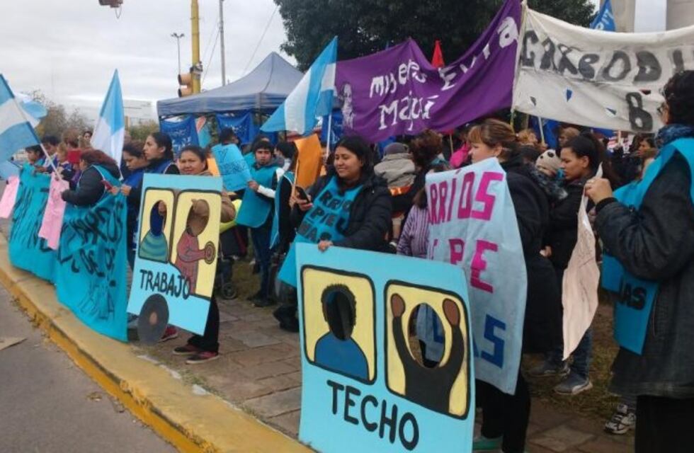 La marcha nacional Pan y Trabajo ya está en el nudo vial