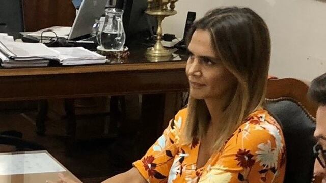 Amalia Granata en la Legislatura santafesina