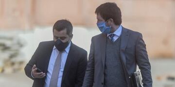 Geronimo Ustarroz y Diego Molea, del Consejo de la Magistratura Argentina\u002E (Federico Lopez Claro)