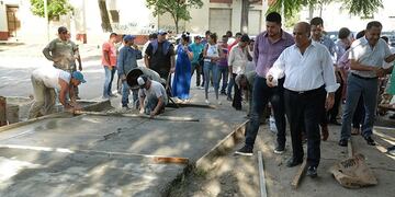 Villa Quinteros renovará el esplendor de su plaza principal\u002E (Gobierno de Tucumán)