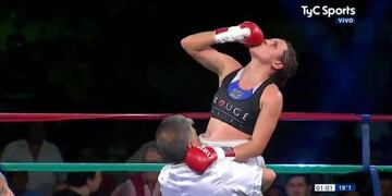 La boxeadora santafesina sacó a relucir su capacidad y ganó con claridad en jujuy\u002E (TYC)