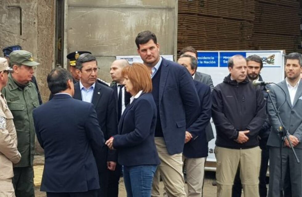 Bullrich participó de la quema de estupefacientes