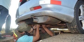 Gendarmería incautó 100 kilos de marihuana en Corrientes\u002E (@gendarmeria)