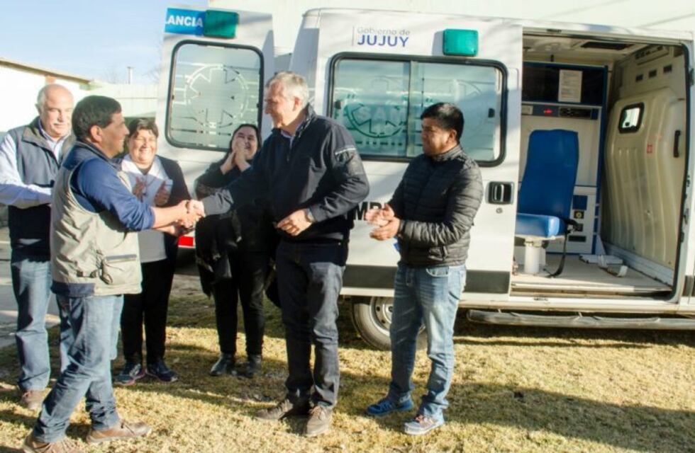 Llegó a Volcán una nueva ambulancia y ya está en servicio