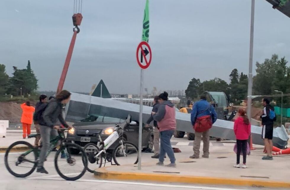 Accidente en la Mujer Urbana: el conductor iniciará acciones legales a la empresa de la obra